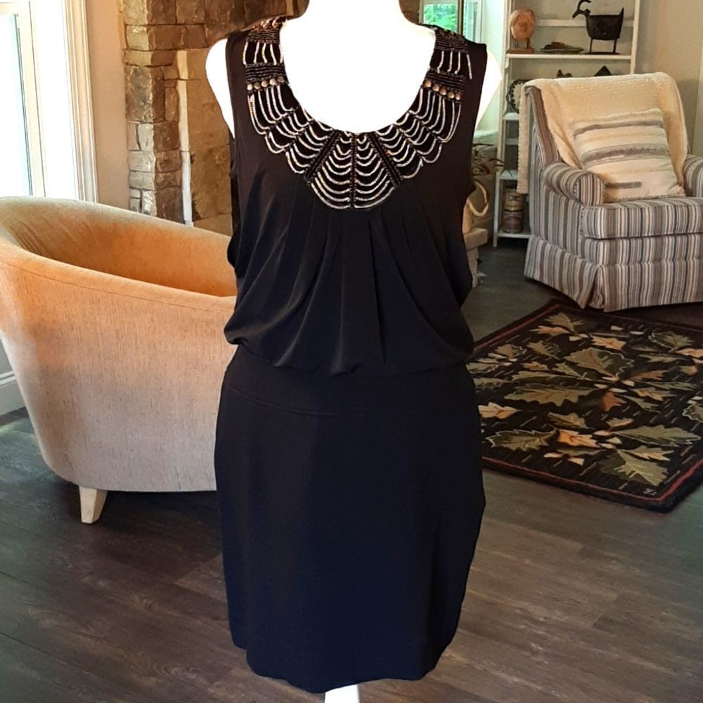 Elegant Black Sleeveless Dress